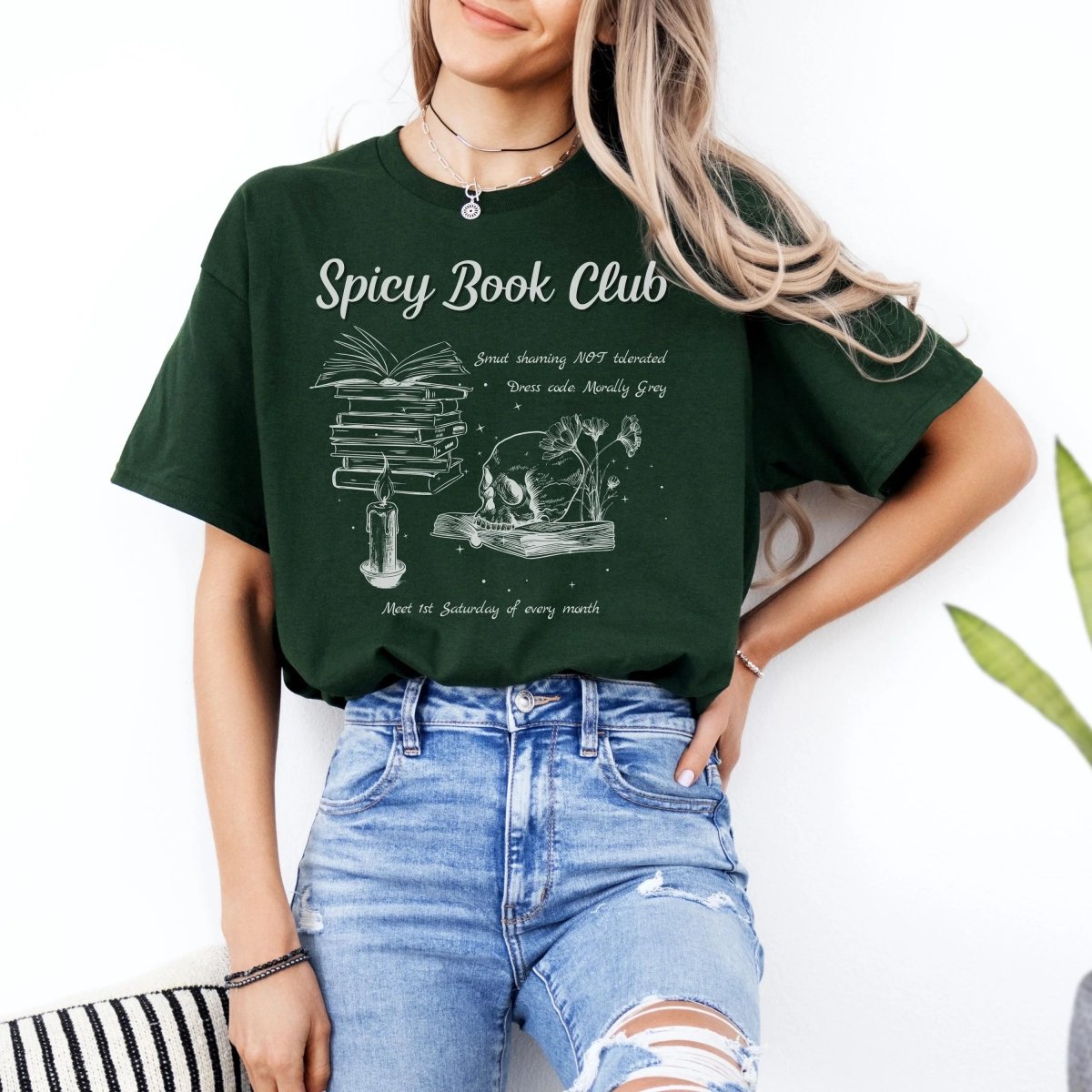 Spicy Book Club Shirt | Smut Book Lover Soft 100% Cotton Tee