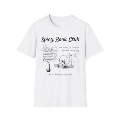 Spicy Book Club Shirt | Smut Book Lover Soft 100% Cotton Tee