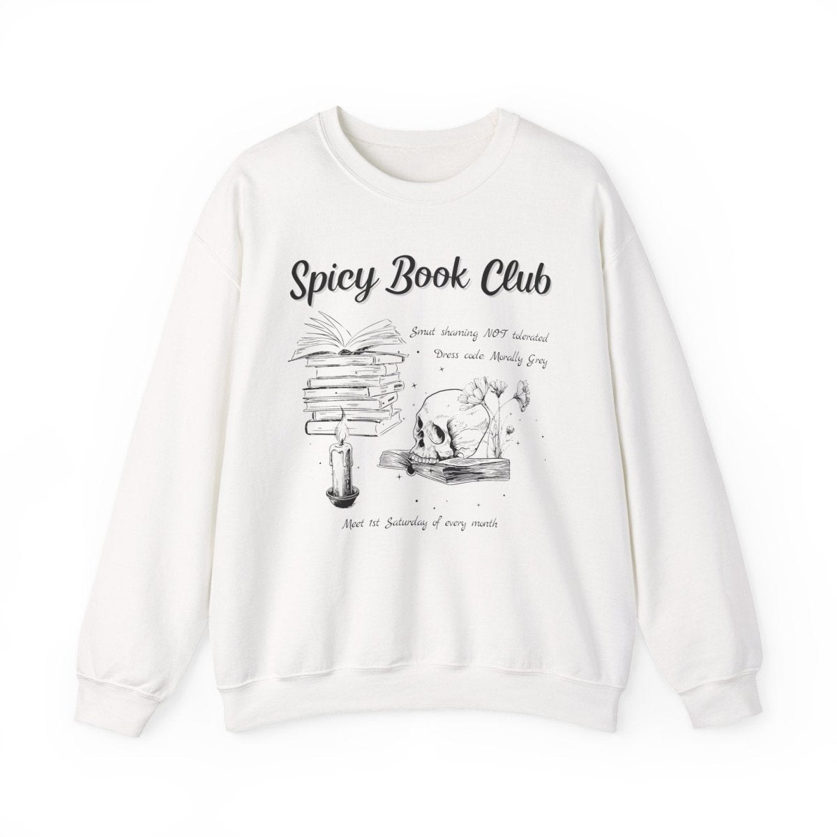 Spicy Book Club Sweatshirt | Smut Book Lover Cotton Blend Crewneck