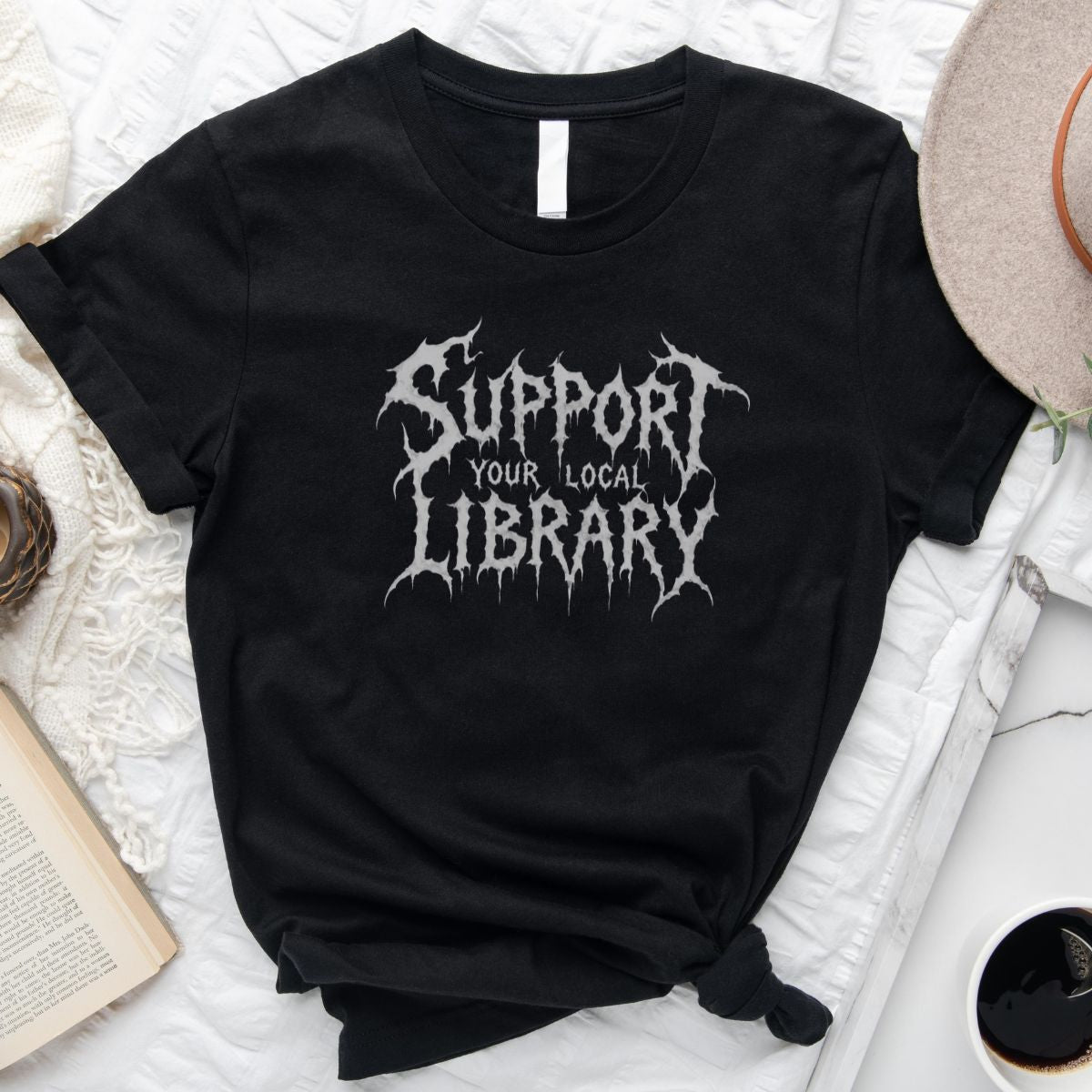 Support Your Local Library Tee