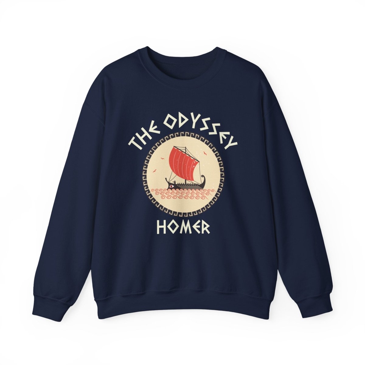The Odyssey Homer Sweatshirt | Greek Myth Cotton Blend Crewneck