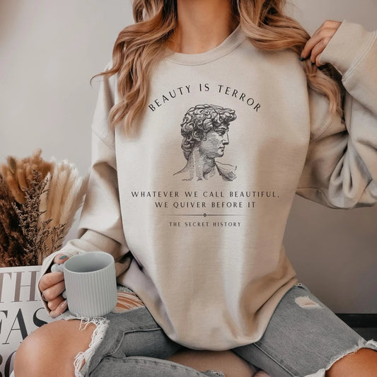 The Secret History Sweatshirt | Dark Academia Cotton Blend Crewneck