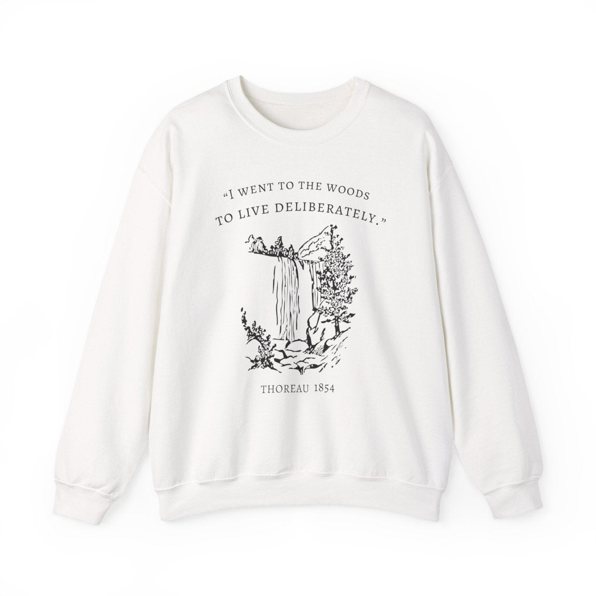 Thoreau Nature Quote Sweatshirt