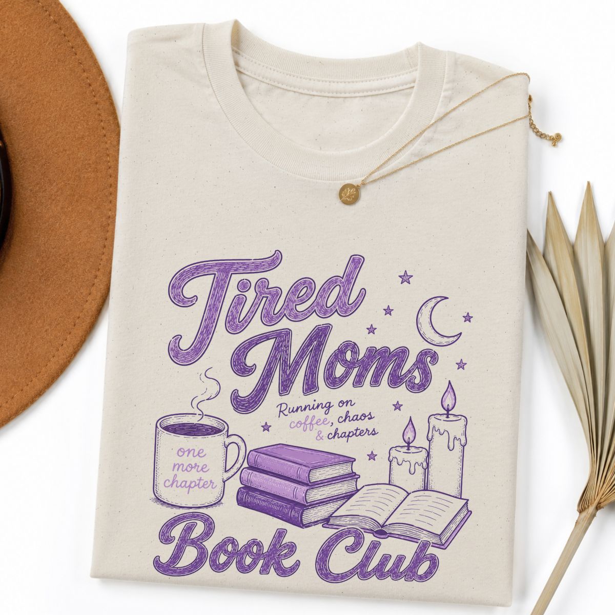 Tired Moms Book Club Tee