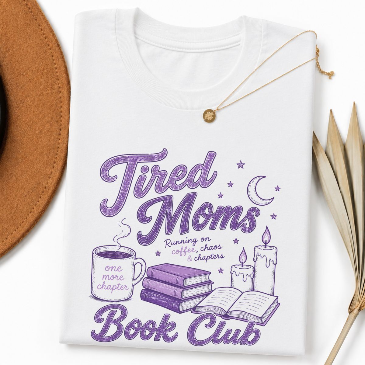 Tired Moms Book Club Tee