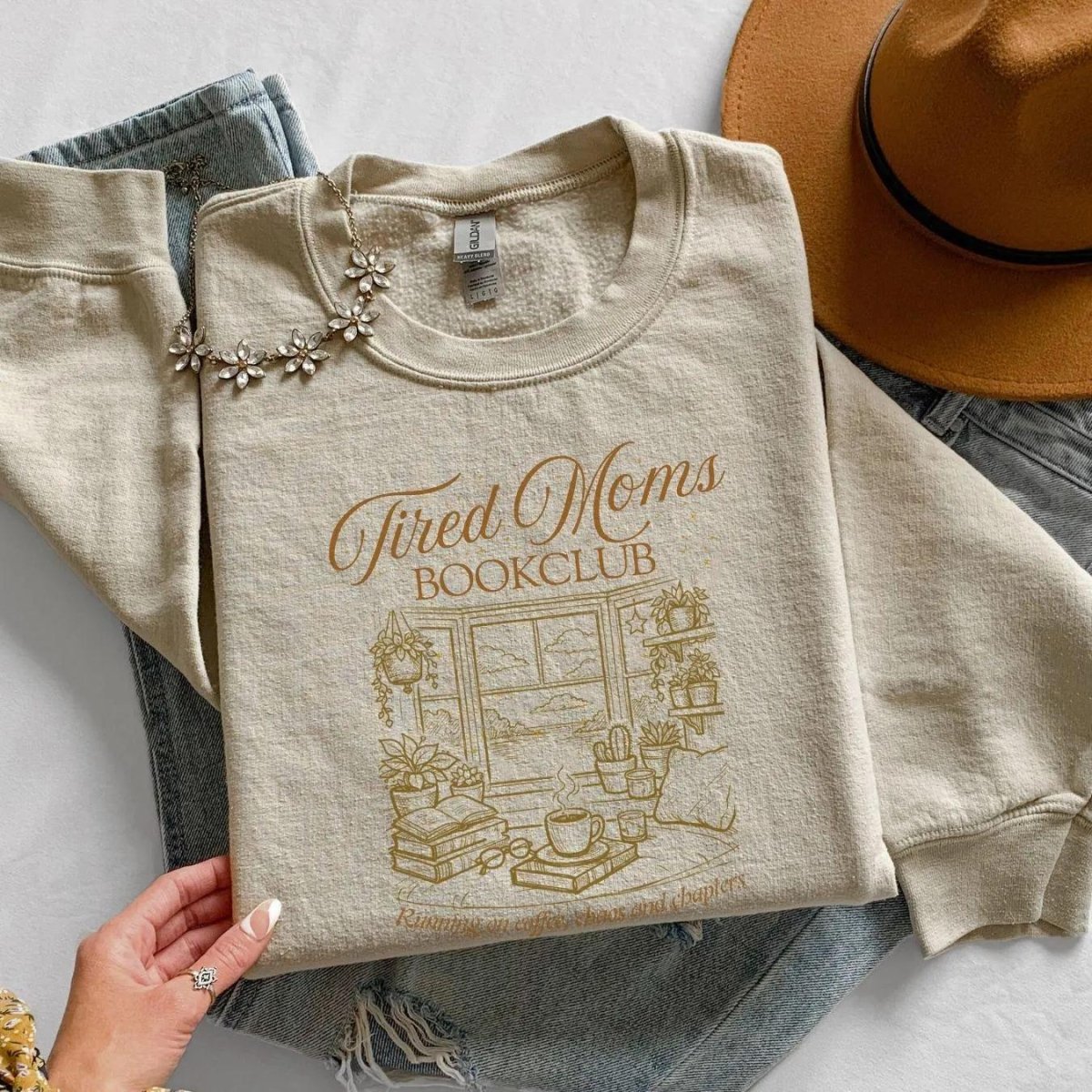 Tired Moms Bookclub Sweatshirt