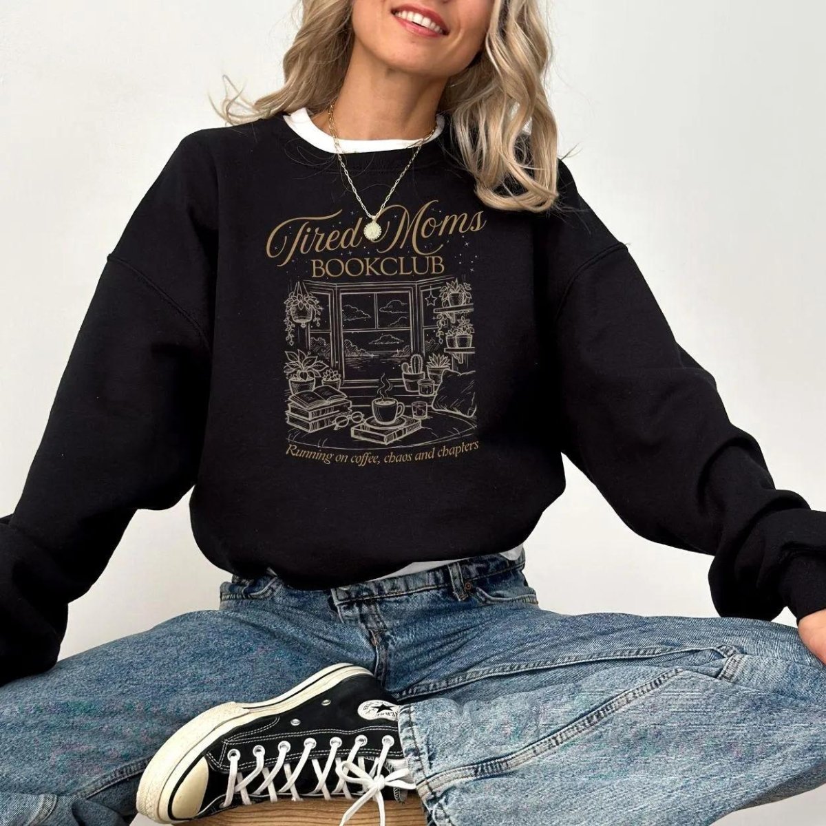 Tired Moms Bookclub Sweatshirt