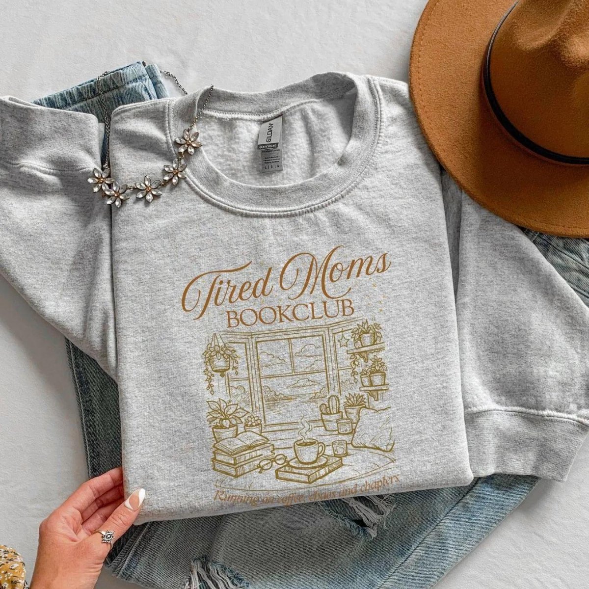 Tired Moms Bookclub Sweatshirt
