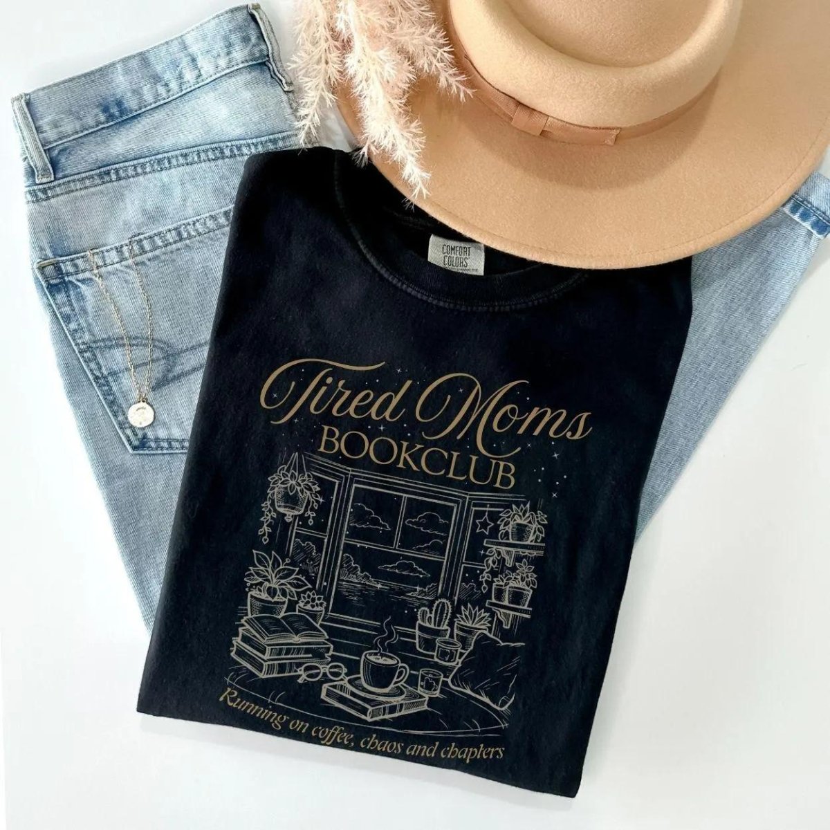 Tired Moms Bookclub Tee