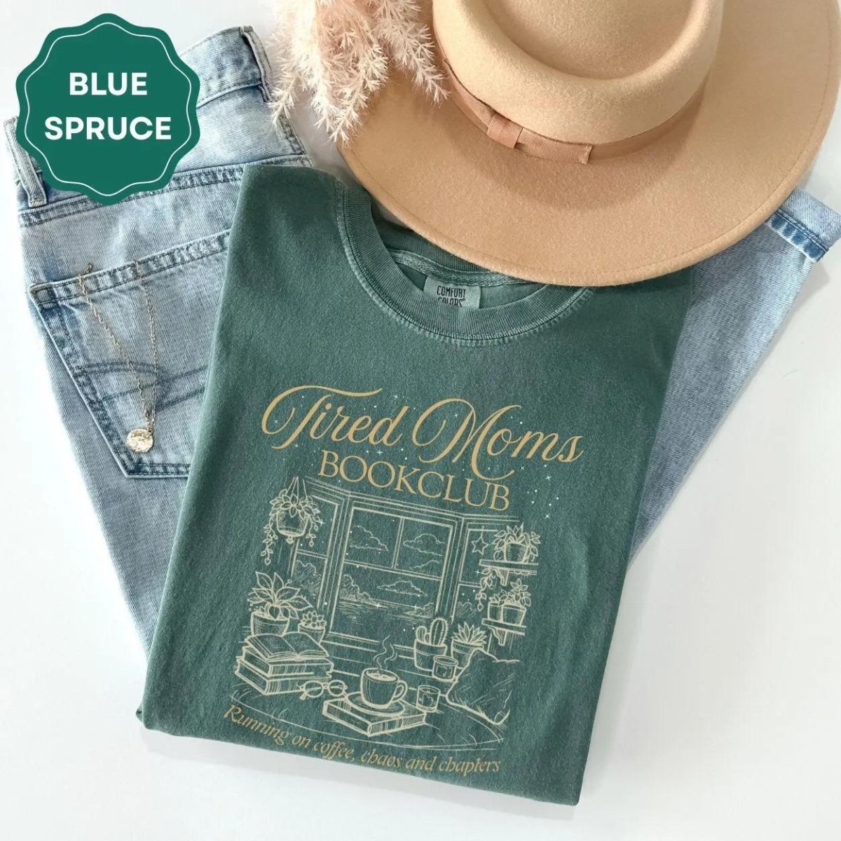 Tired Moms Bookclub Tee