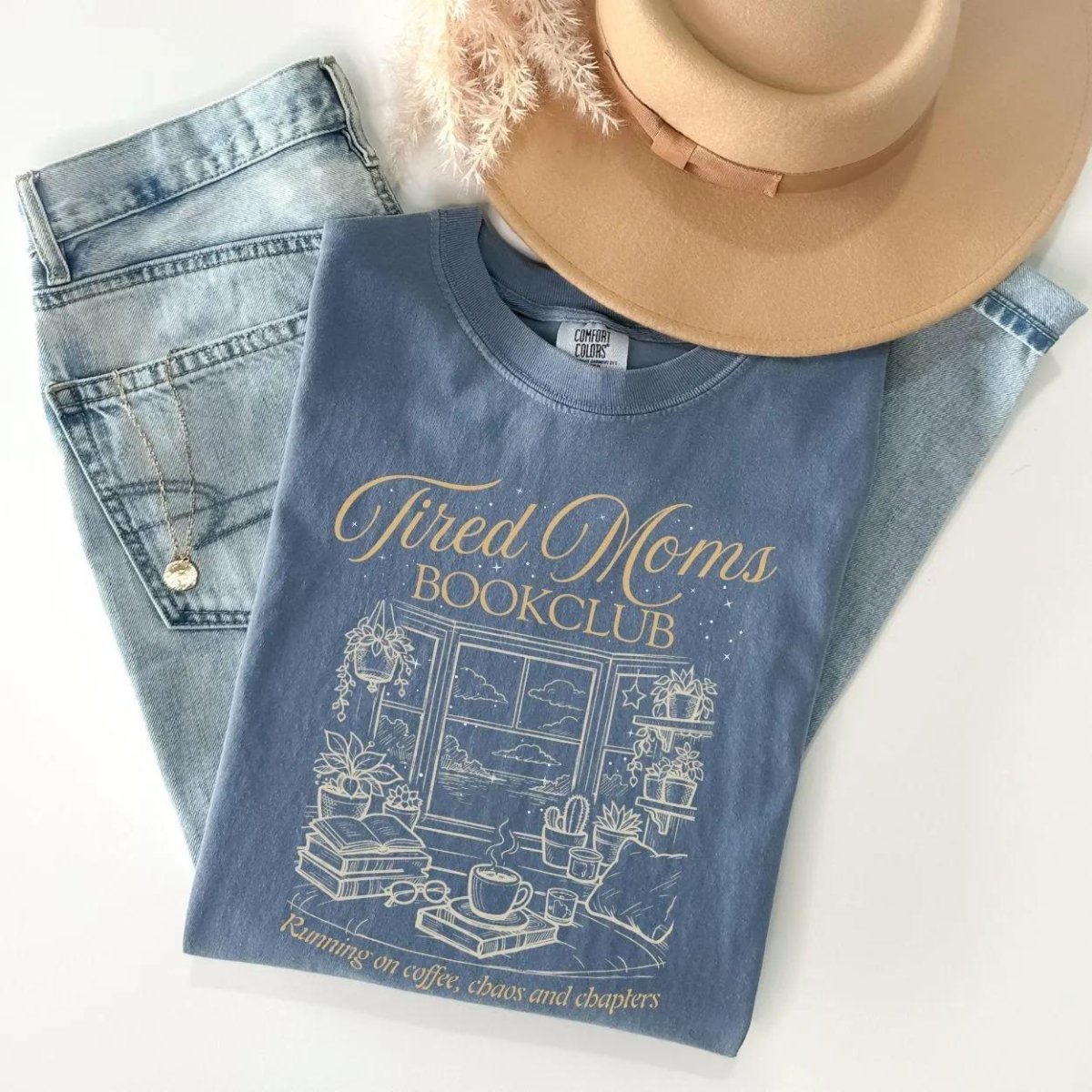 Tired Moms Bookclub Tee