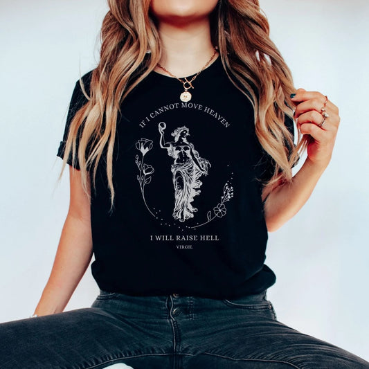 Virgil Quote Shirt | Dark Academia Soft 100% Cotton Tee
