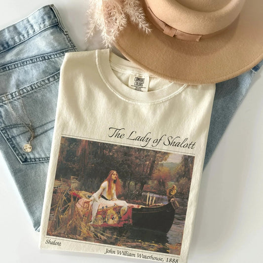 Waterhouse Lady of Shalott Shirt | Comfort Colors® 100% Cotton Tee