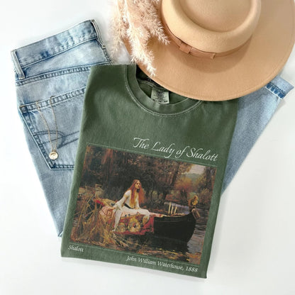 Waterhouse Lady of Shalott Shirt | Comfort Colors® 100% Cotton Tee