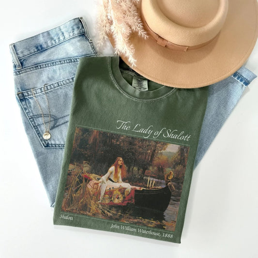 Waterhouse Lady of Shalott Shirt | Comfort Colors® 100% Cotton Tee