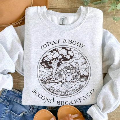 What About Second Breakfast Sweatshirt | Cotton Blend Crewneck