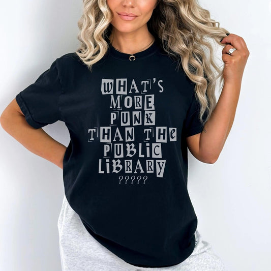 Whats More Punk Library Shirt