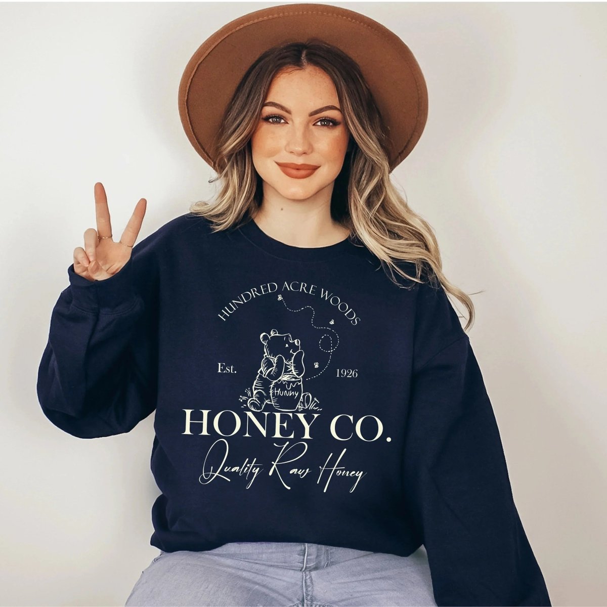 Winnie - the - Pooh Sweatshirt | Book Lover Cotton Blend Crewneck