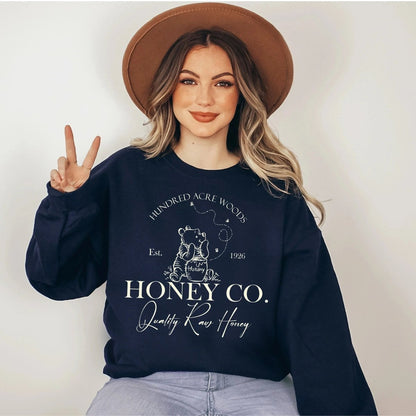 Winnie - the - Pooh Sweatshirt | Book Lover Cotton Blend Crewneck
