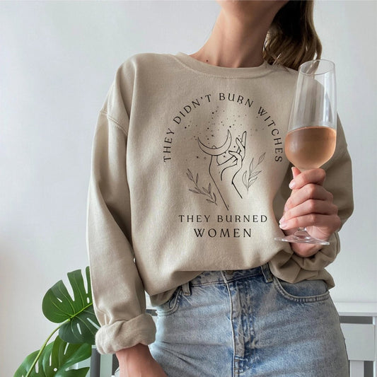 Witchy Feminist Sweatshirt | Cotton Blend Crewneck