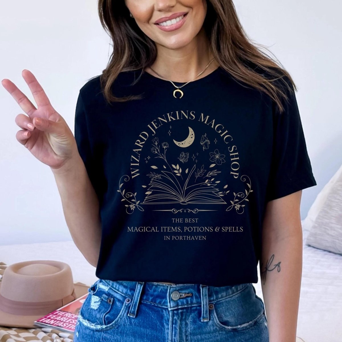 Wizard Jenkins Magic Shop Tshirt