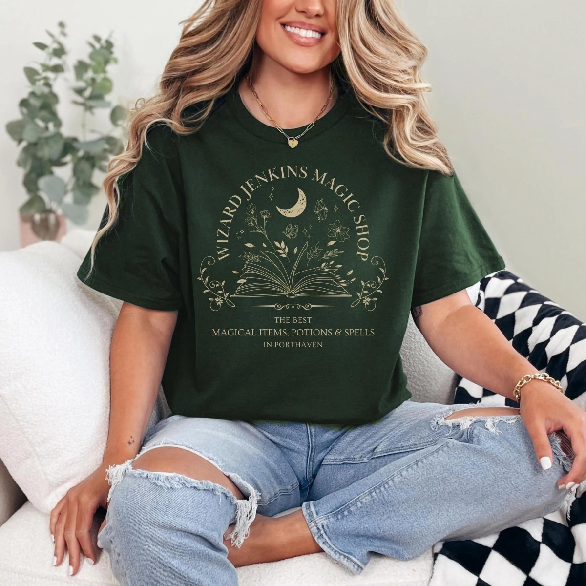 Wizard Jenkins Magic Shop Tshirt