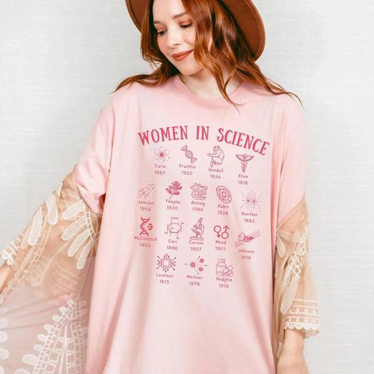Women in Science Shirt | Feminist Soft 100% Cotton Tee