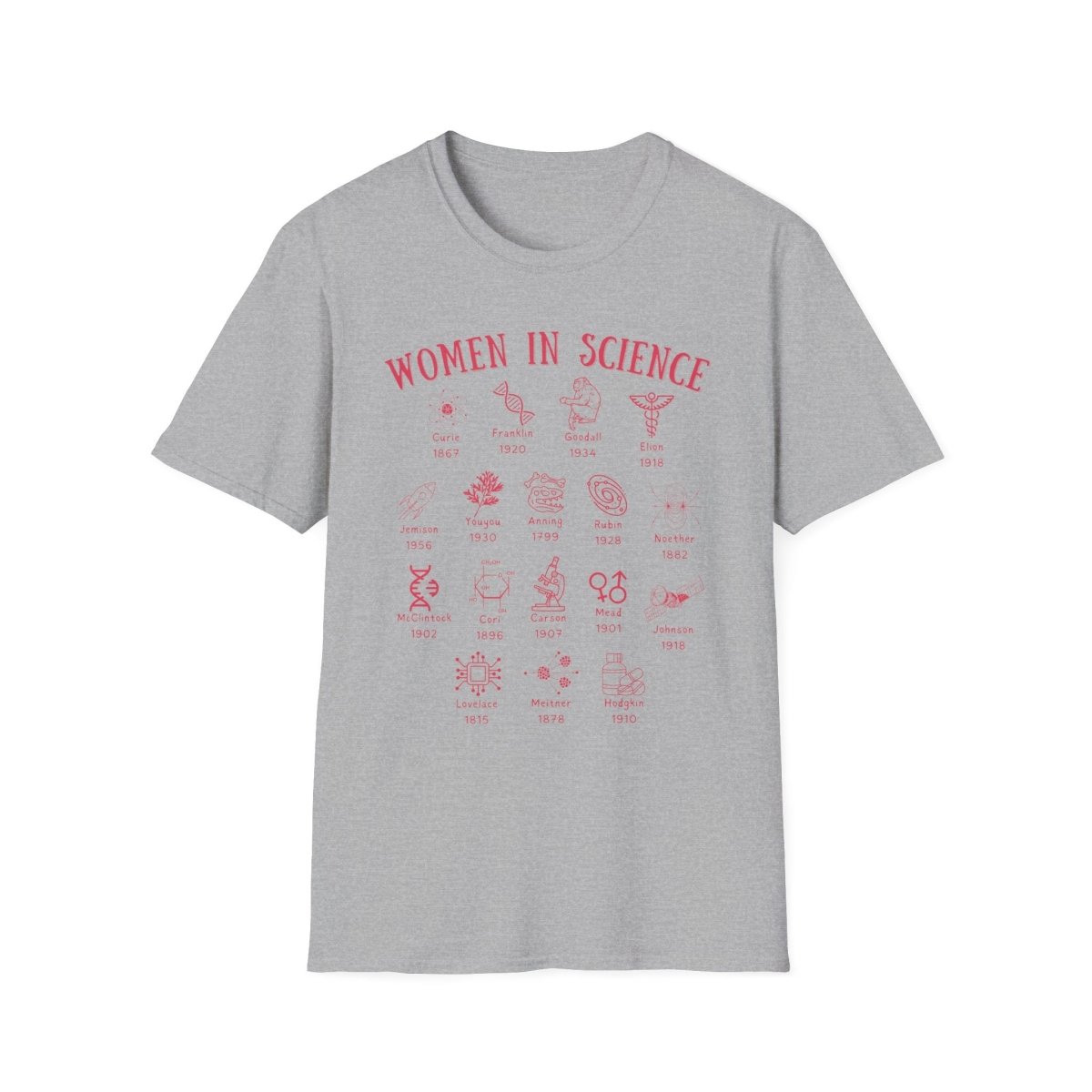 Women in Science Shirt | Feminist Soft 100% Cotton Tee