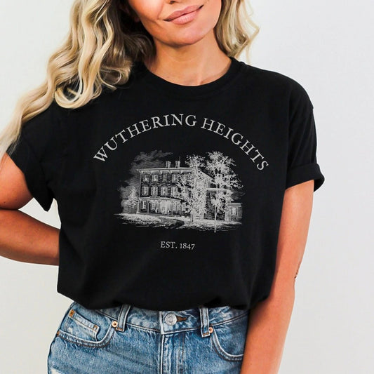 Wuthering Heights Shirt | Dark Academia Soft 100% Cotton Tee